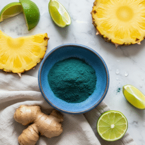 spirulina smoothie ingredients, ocean tone