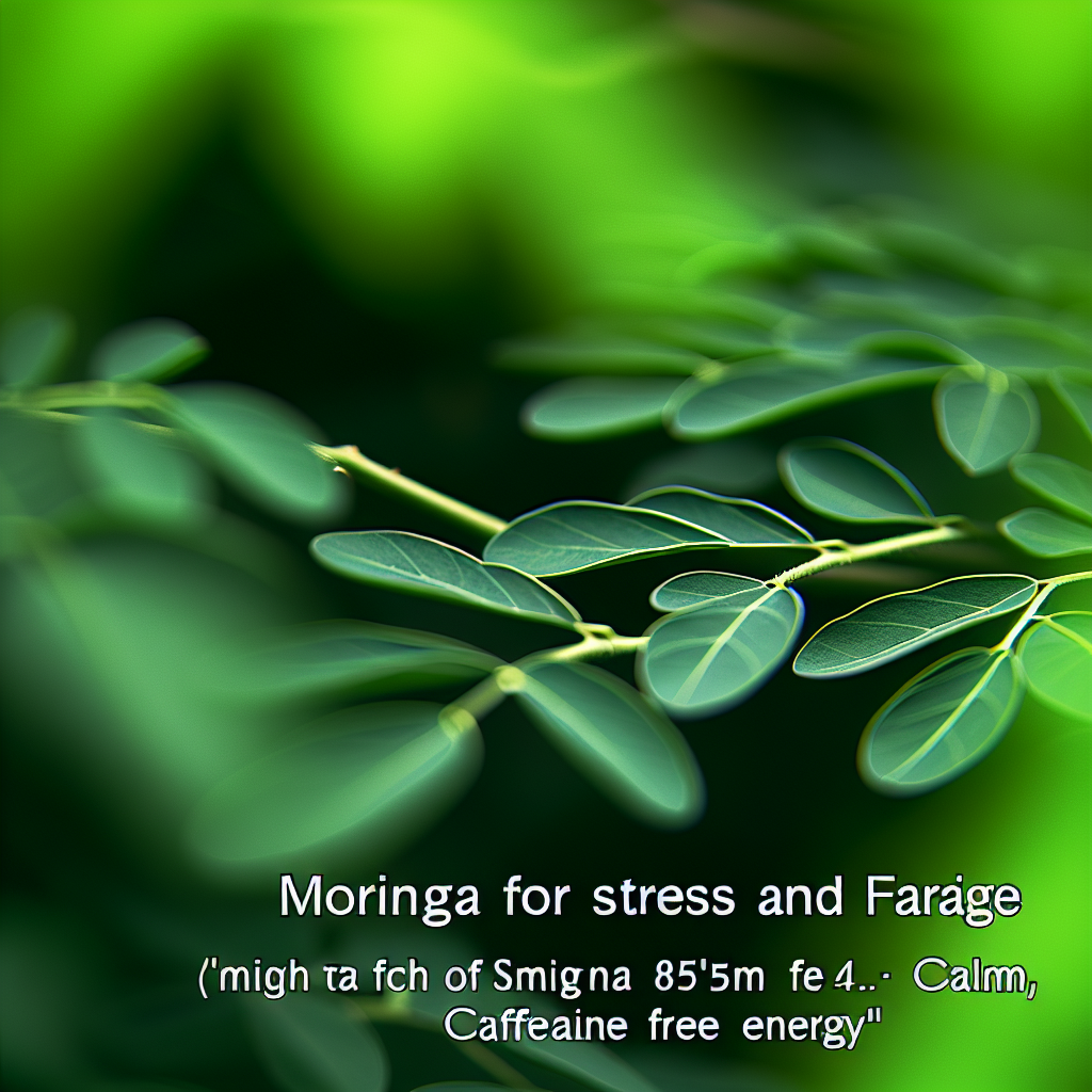 Moringa for Stress and Fatigue: Calm, Caffeine Free Energy
