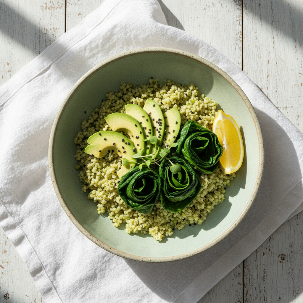 Lemon Moringa Millet Bowl