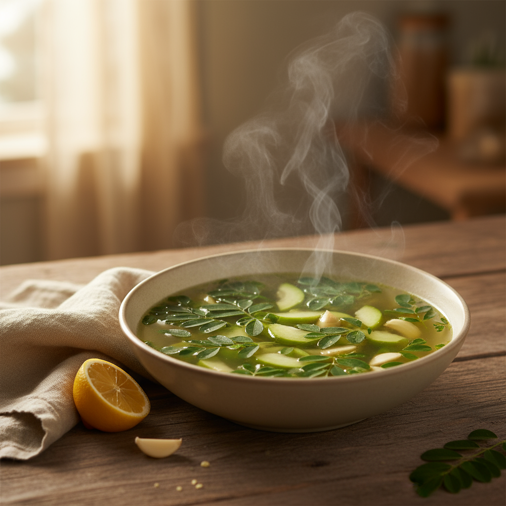 Tinola-Inspired Moringa Broth